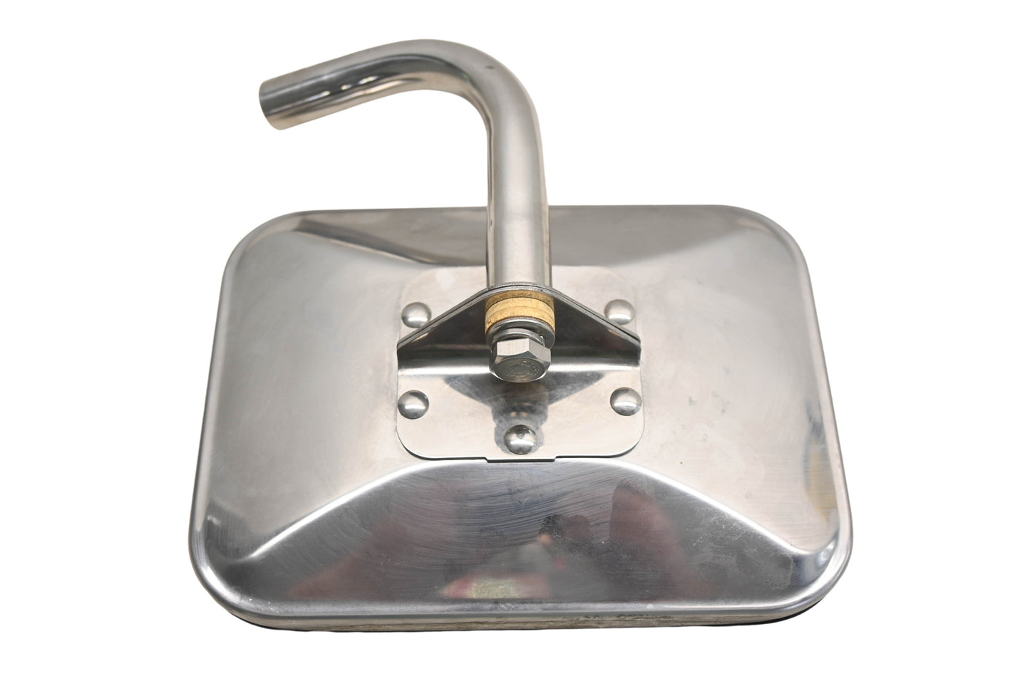 Aftermarket MX022-3 6"x8" Stainless Steel Side Mirror w/ Elbow
