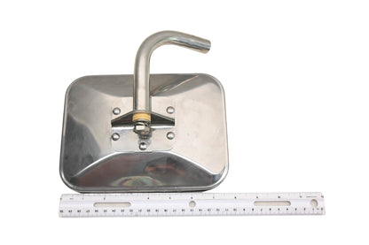 Aftermarket MX022-3 6"x8" Stainless Steel Side Mirror w/ Elbow
