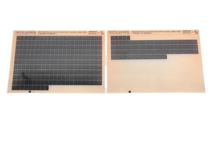 New OEM Honda XM005-143 1958-86 Motorcycle Parts History Guide Microfiches Rev:1/1987 NOS