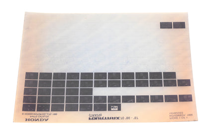 OEM Honda 14HB2GEE 1986-87 Fourtrax70 TRX70 Parts List Microfiche Rev:11/1986