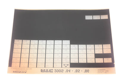OEM Honda 14VM4EEF 1984-86 ATC200S Parts List Microfiche Rev:8/1985