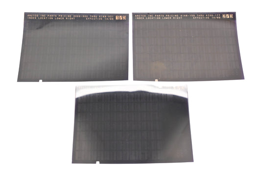 OEM Arctic Cat XM005-183 Artco Parts Pricing Index Microfiche Kit