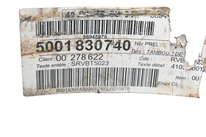 Renault 5001830740 Wheel Brake Drum NOS