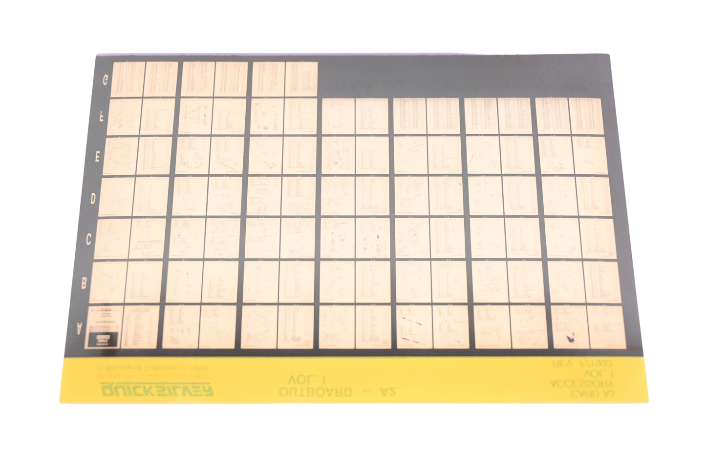 Quicksilver Card A3 Outboard-A2 Accessory Microfiche Rev:7/1993