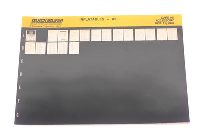 Quicksilver Card A5 Inflatables-A3 Accessory Microfiche Rev:11/1993