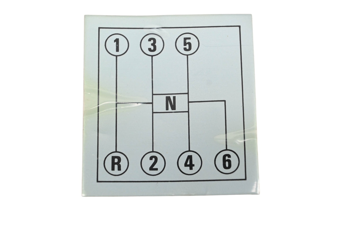 Renault 5000446539, 4103-5000446539 Shift Label NOS
