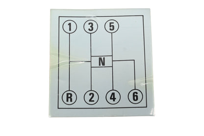 Renault 5000446539, 4103-5000446539 Shift Label NOS