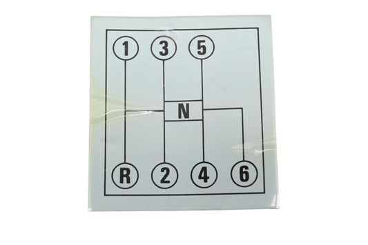 Renault 5000446539, 4103-5000446539 Shift Label NOS