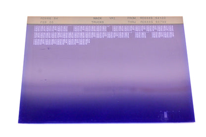 Mack RD688 84 RD688S54122 - RD688S60799 VRI Microfiche NOS
