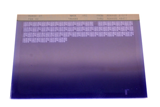Mack RD690 47 RD690S31315 - RD69046477 VRI Microfiche NOS