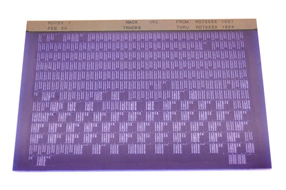 Mack RD795 1 RD795SX1001 - RD795SX1896 VRI Microfiche NOS