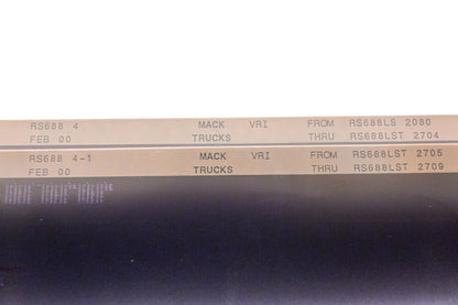 Mack RS688 4, RS688 4-1 RS688LS2080 - RS688LST2709 VRI Microfiche Lot of 2 NOS