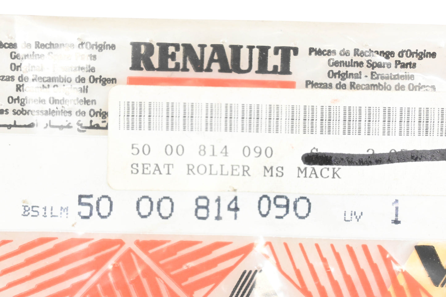 Renault 5000814090, 4103-5000814090 Mack Seat Roller Bushing NOS