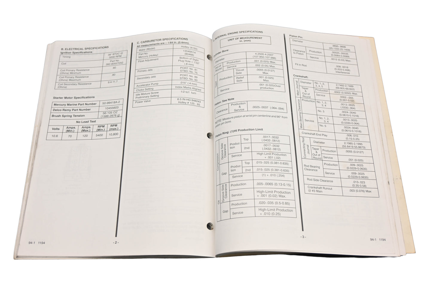 Mercruiser 90-806935960 1996 Service, Microfiche & Bulletin Manual