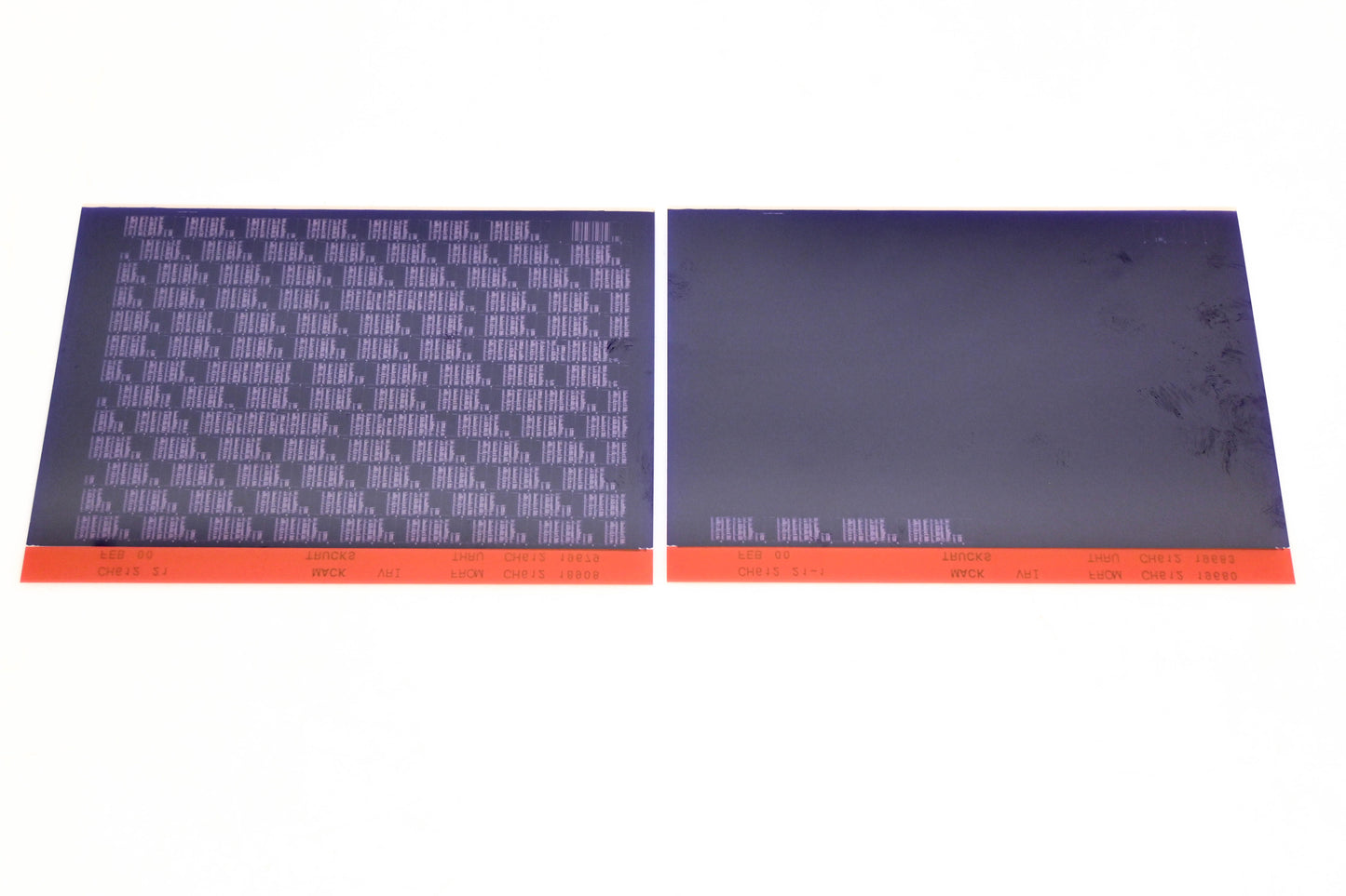 Mack CH612 21, CH612 21-1 CH61218908 - CH61219683 VRI Microfiche Lot of 2 NOS