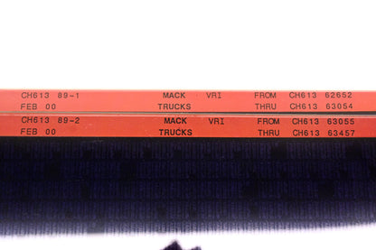 Mack CH613 89-1, CH613 89-2 CH61362652 - CH61363457 VRI Microfiche Lot of 2 NOS