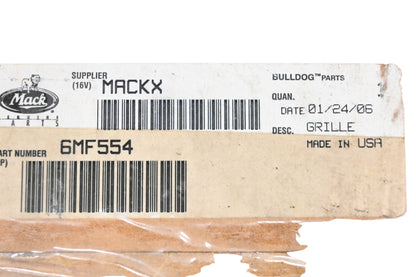 Mack 6MF554 Grill Panel NOS