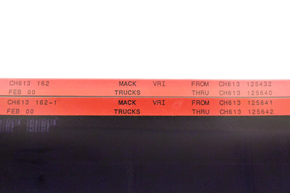 Mack CH613 162, CH613-162-1 CH61312532 - CH613125642 VRI Microfiche Lot of 2 NOS