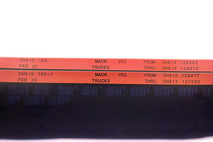 Mack CH613 166, CH613 166-1 CH613126563 - CH613127002 VRI Microfiche Lot of 2 NOS