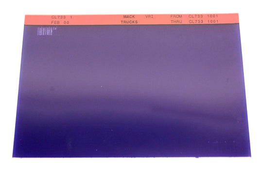 Mack CL733 1 CL7331001 VRI Microfiche NOS