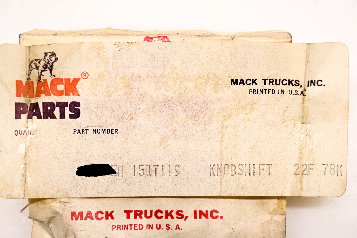 Mack 15QT119 Shift Knob Clips Qty 2 NOS
