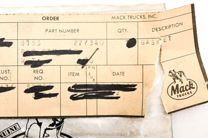 Mack 8183-277340 Gasket NOS