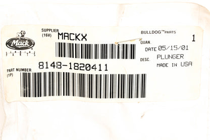 Mack 8148-1820411 Plunger NOS