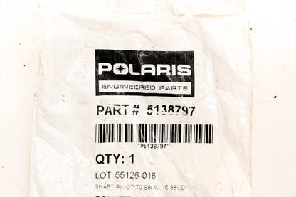 Polaris 5138797 Pivot Shaft NOS