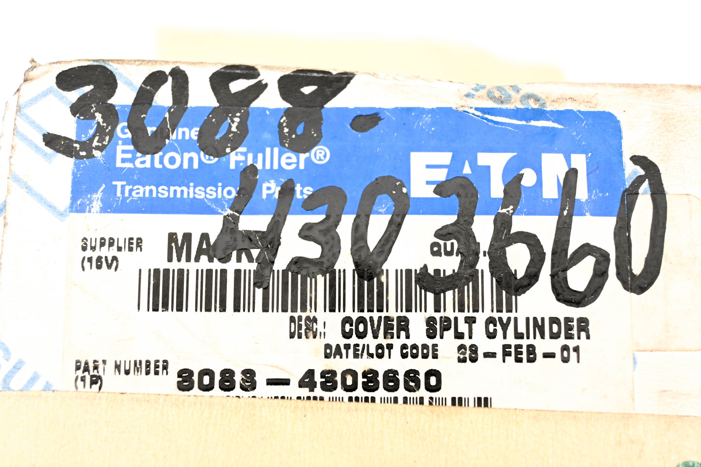 Mack 3088-4303660, 4303660, K-3331 Eaton Fuller Cylinder Cover NOS