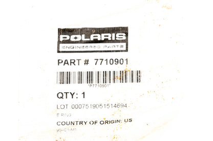 Polaris 7710901 E-Ring NOS
