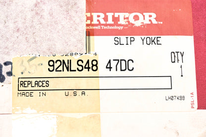 Mack 92NLS4847DC, 8235-92NLS4847DC Meritor Slip Yoke NOS