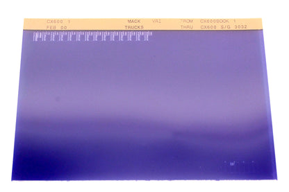 Mack CX600 1 CX600BOOK1 - CX600 D/G 3032 VRI Microfiche NOS