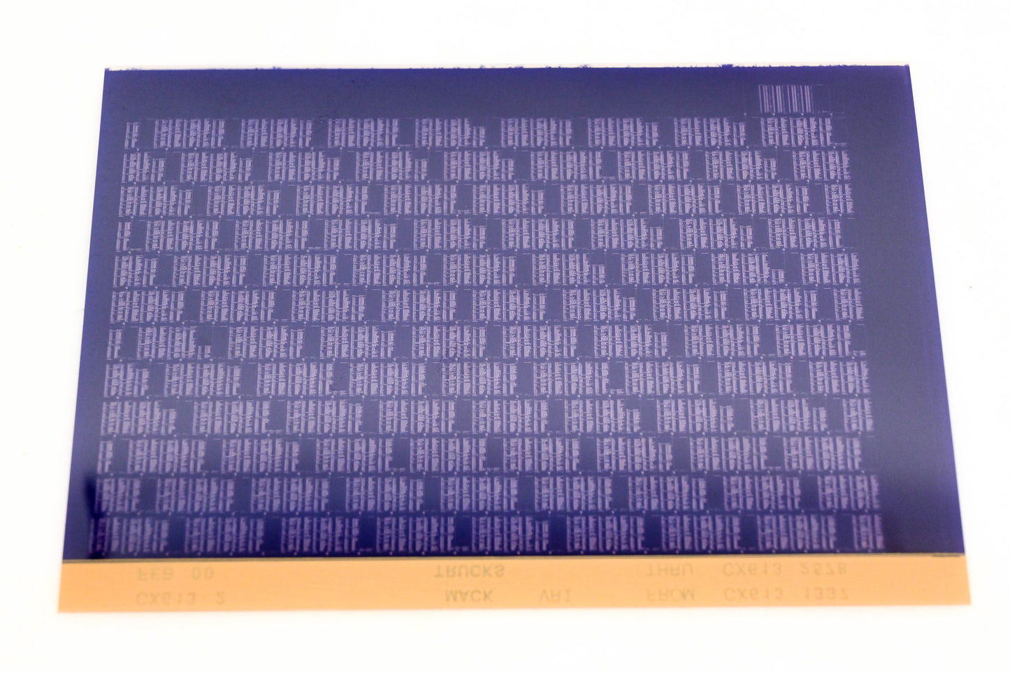 Mack CX613 2 CX6131337 - CX6132578 VRI Microfiche NOS