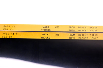 Mack R685 14, R685 14-1 R685ST16328 - R685ST18347 VRI Microfiche Lot of 2 NOS
