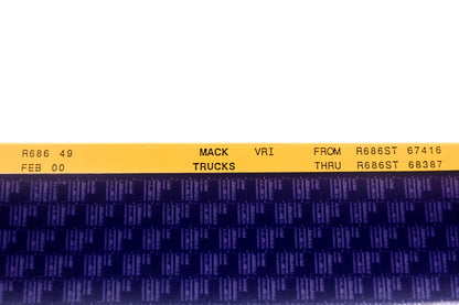 Mack R686 49 R686ST67416 - R6886ST68387 VRI Microfiche NOS