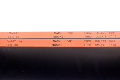 Mack DM487 1, DM487 1-1 DM487S1001 -DM487S2010 VRI Microfiche Lot of 2 NOS