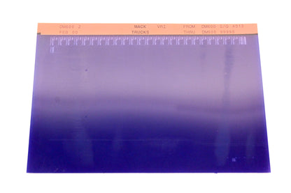 Mack DM600 2 DM600 S/G 4313 -DM60099995 VRI Microfiche NOS