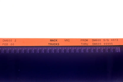 Mack DM600 2 DM600 S/G 4313 -DM60099995 VRI Microfiche NOS