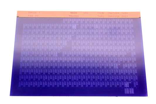 Mack DM609-1 DM609SX1435 - DM609SX2621 VRI Microfiche NOS