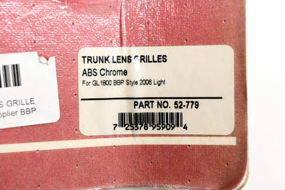 Show Chrome 52-779 GL-1800 Chrome Trunk Lens Grill NOS