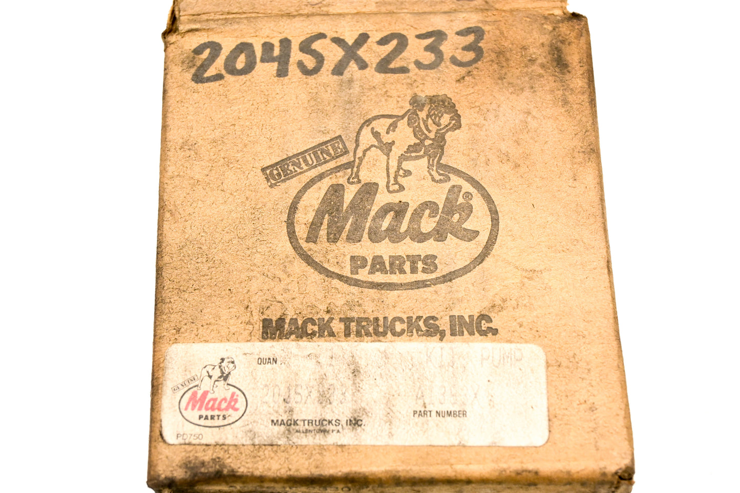 Mack 204SX233 Pump Drive Coupling NOS