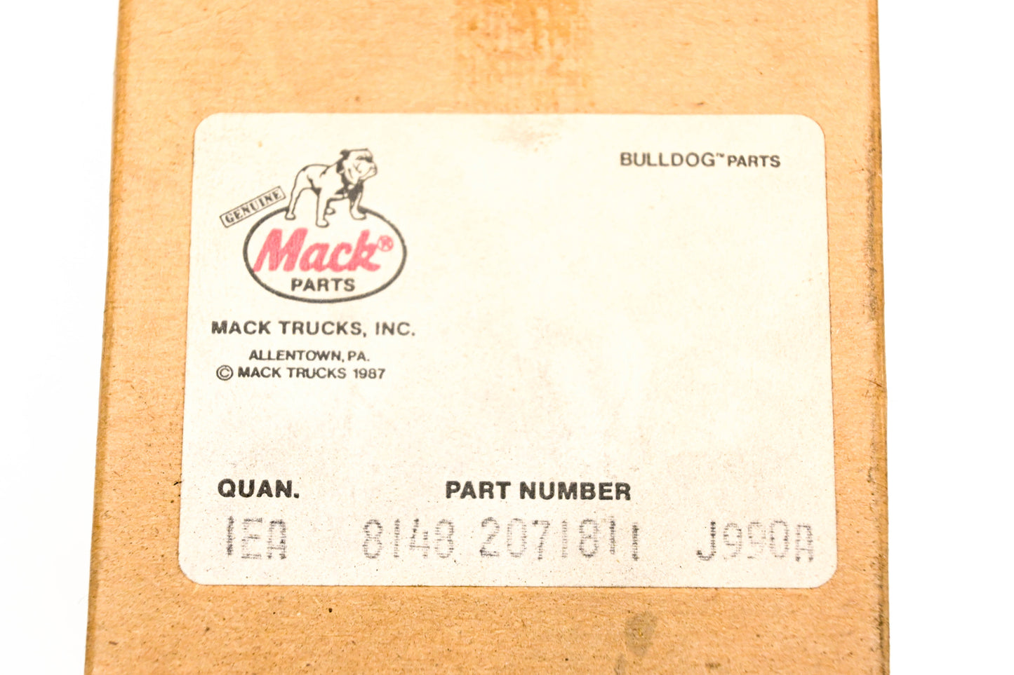 Mack 8148-2071811 Bushing NOS
