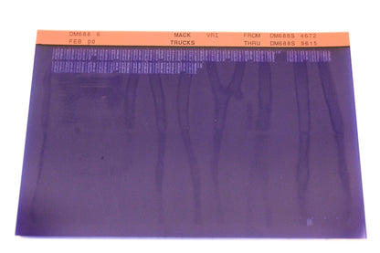 Mack DM688 6 DM688S4672 - DM688S9615 VRI Microfiche NOS