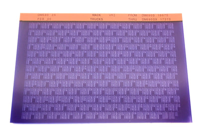 Mack DM690 26 DM690S16675 -DM690SX17370 VRI Microfiche NOS