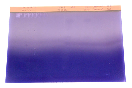 Mack DM6076 1 DM6076S1006 - DM6076S1064 VRI Microfiche NOS