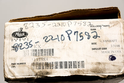 Mack 8235-2210P7582 Camshaft NOS