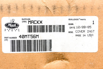 Mack 40MT56M Armrest Cover NOS