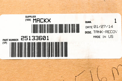 Mack 25133601 Coolant Recovery Tank NOS