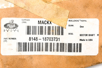 Mack 8148-18703731 Sector Shaft NOS