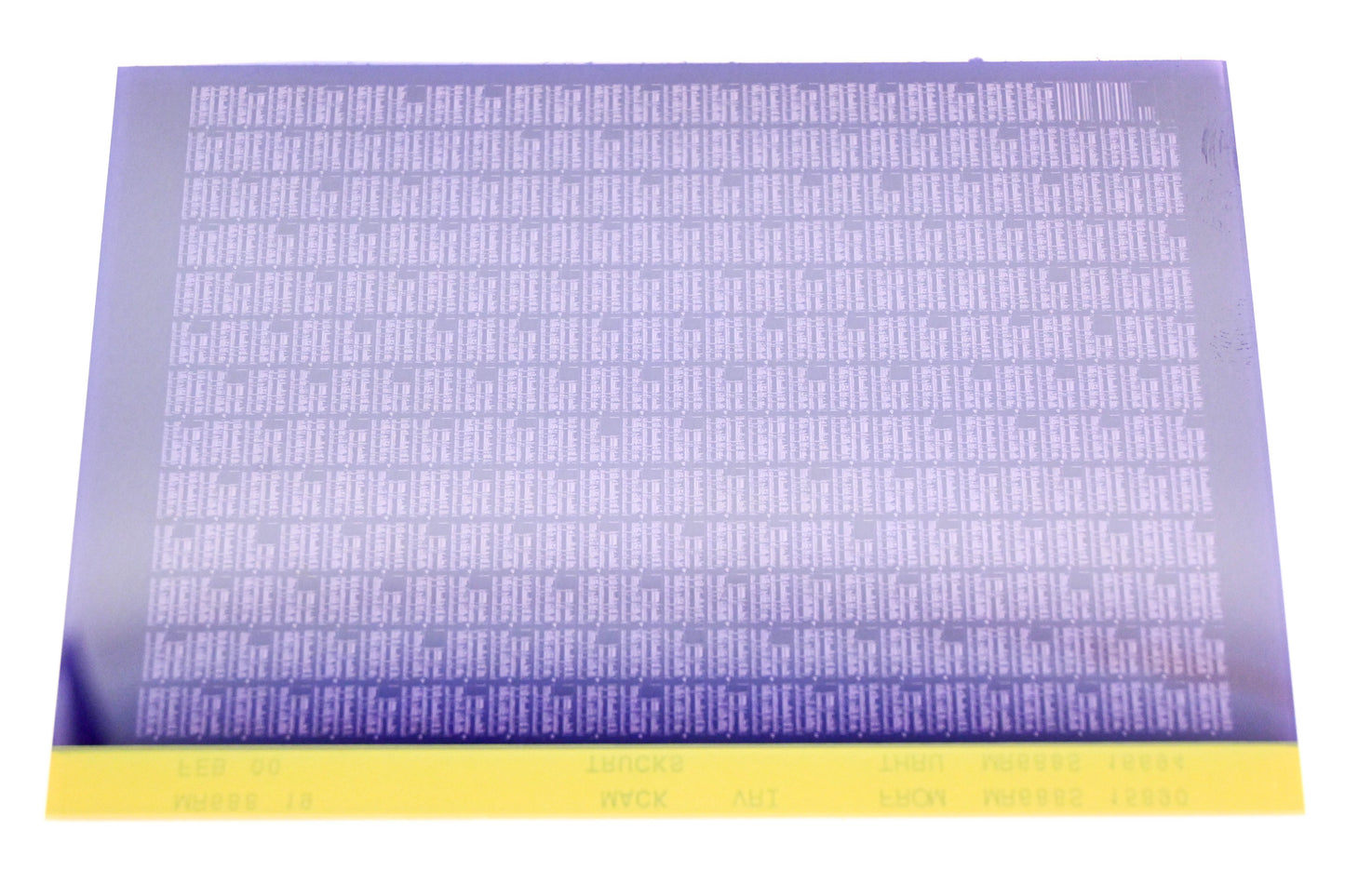 Mack MR688 19 MR688S15890 -MR688S16694 VRI Microfiche NOS